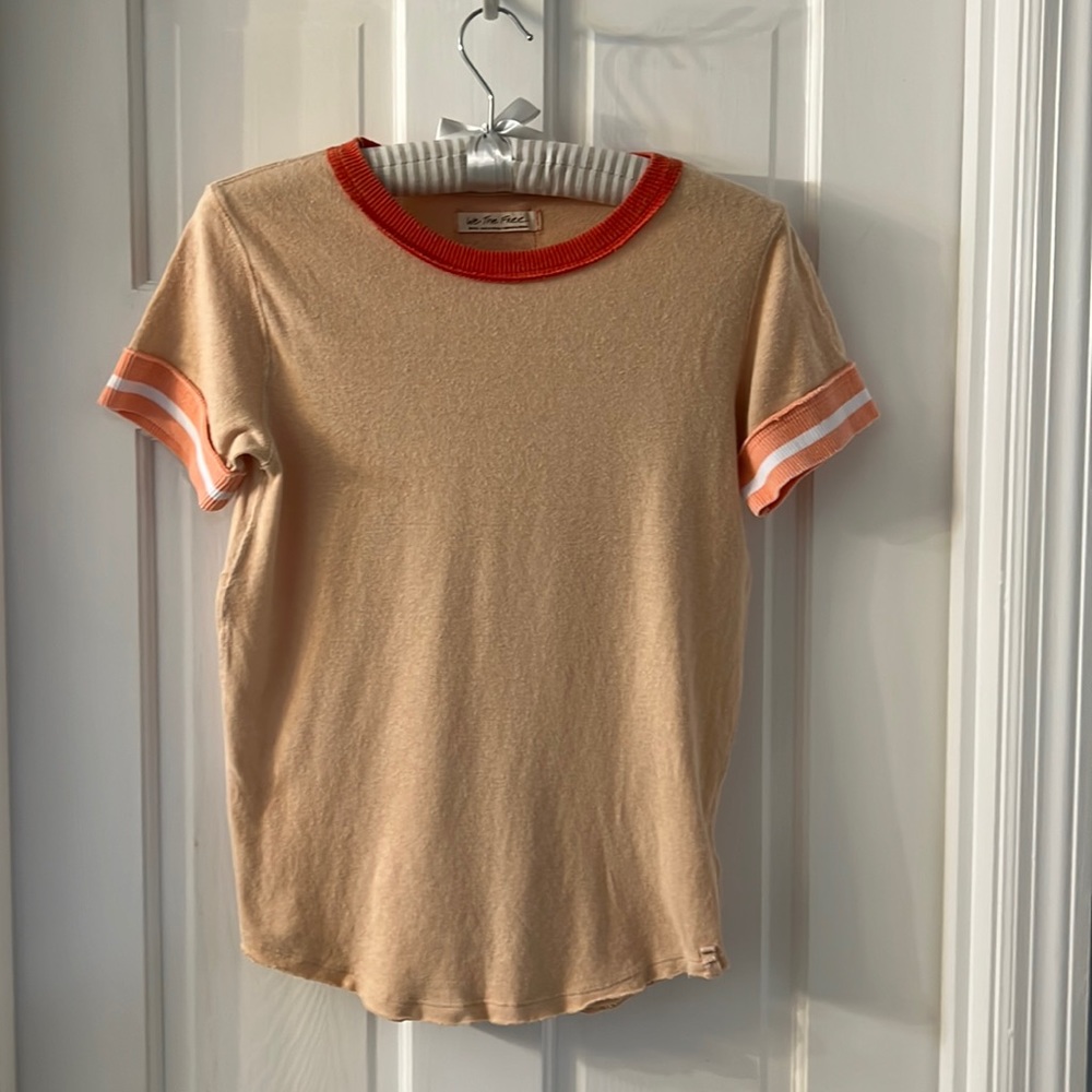 Free People Ringer Knit Tee
